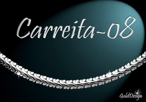 Carreita 08 - náramek rhodium